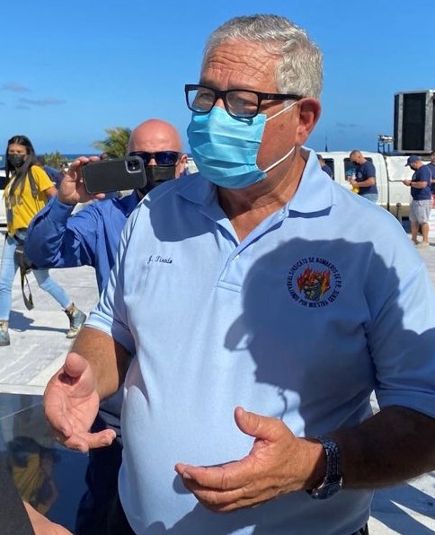 José Tirado, presidente del Sindicato de Bomberos Unidos de PR