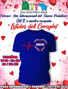 Camisas cáncer pediátrico