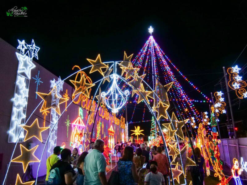 Se encienden las luces en el Almacén Navideño