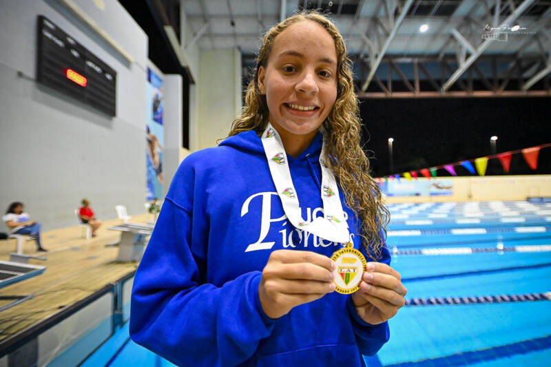 <strong>Ivanna Izquierdo, la única nadadora en romper récords esta temporada en la LAI</strong>