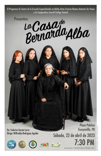 Sube a escena en Guayanilla “La Casa de Bernarda Alba”