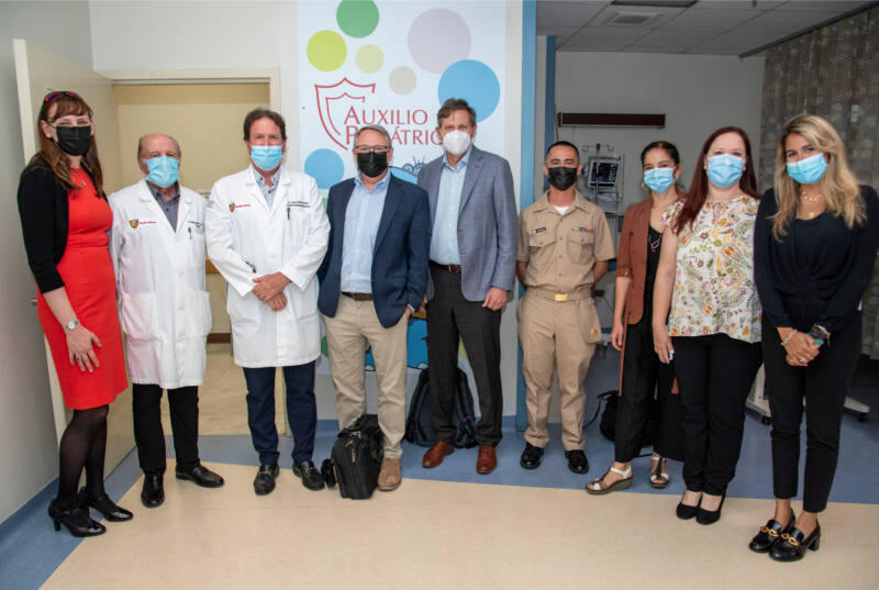 El CDC visita el Hospital Auxilio Mutuo