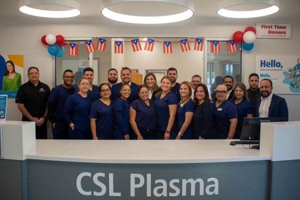 CSL Plasma anuncia apertura de su primer Centro de Donación de Plasma en PR