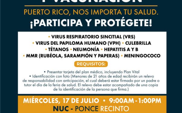 NUC University promueve la salud con la Gran Feria de Salud y Vacunación