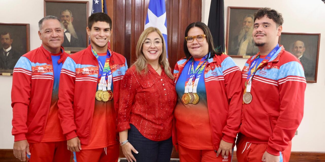 Sifre recibe a medallistas ponceños en Olimpiadas Especiales