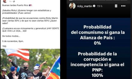 Ricky Martin y Thomás Rivera Schatz intercambian indirectas en redes sociales