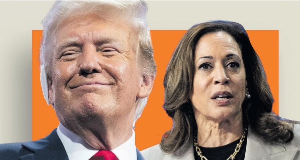 Trump y Harris: cabeza a cabeza en elección en EU