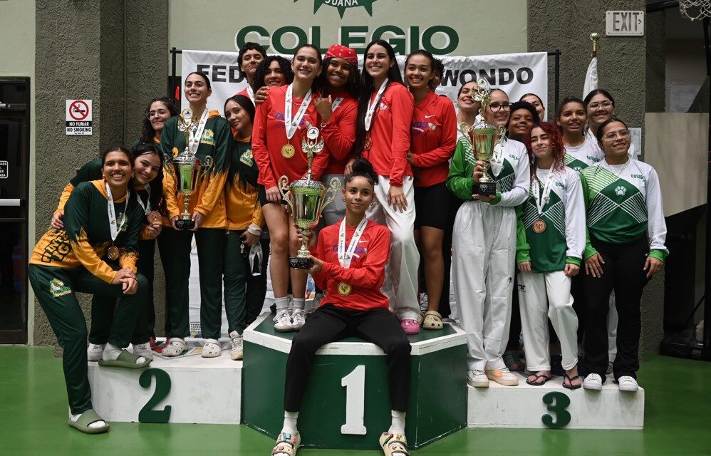 Taínas y Taínos de la UAGM regresan al olimpo del taekwondo universitario