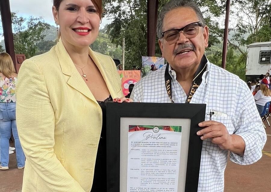 Cayey honra a Jorge Rivera Nieves en la Semana de la Puertorriqueñidad