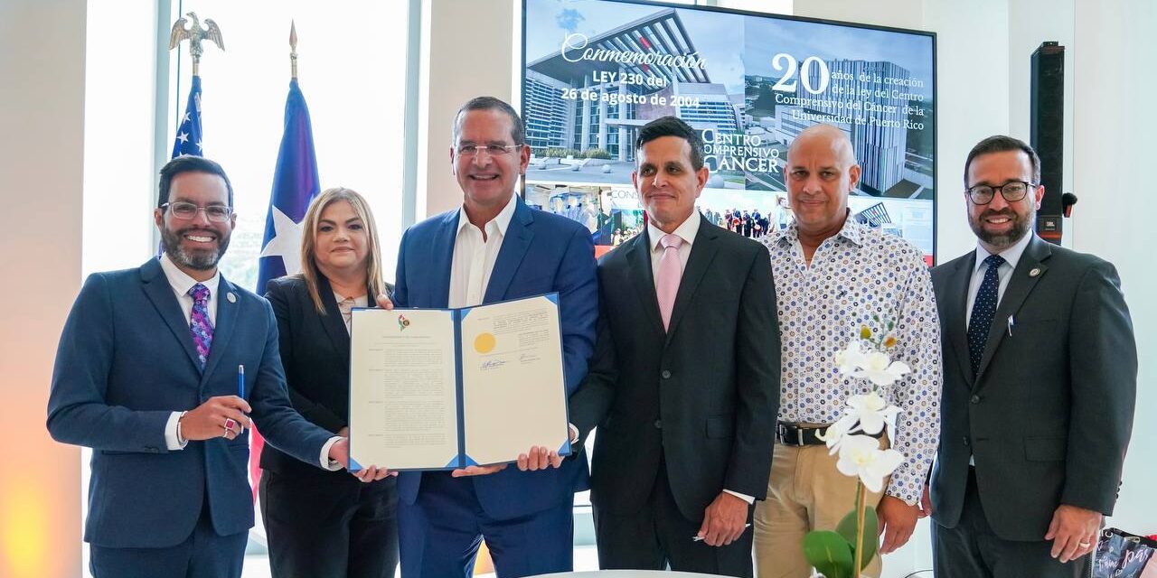 Gobernador Pierluisi conmemora el vigésimo aniversario del Centro Comprensivo de Cáncer de Puerto Rico