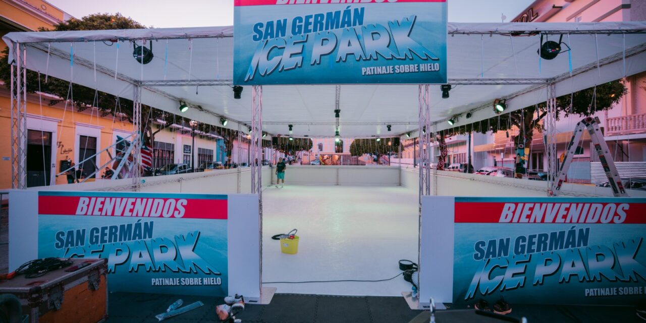 Lista la Pista de Patinaje Sobre Hielo en San Germán