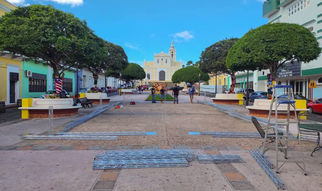 Alcalde de San Germán inaugura la pista de patinaje sobre hielo más grande de Puerto Rico