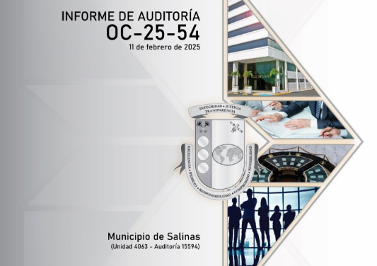 OCPR emite opinión adversa sobre las operaciones fiscales del Municipio de Salinas