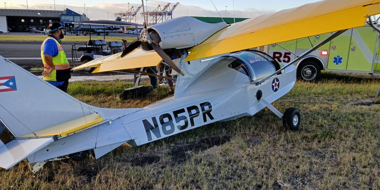 Reportan accidente aéreo con avión customizado en Isla Grande