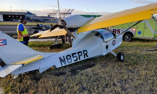 Reportan accidente aéreo con avión customizado en Isla Grande