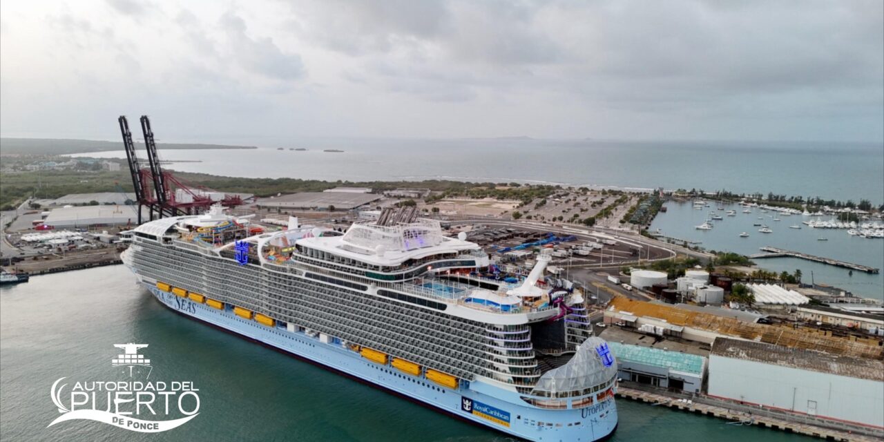 Mega crucero de la clase Icon de Royal Caribbean hará parada técnica en el Puerto de Ponce