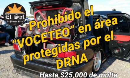 Multas de hasta $25 mil por ‘voceteo’ en áreas naturales protegidas por el DRNA