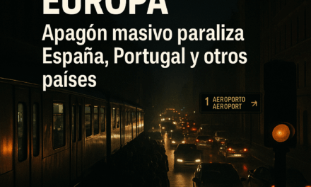 Apagón masivo paraliza parte de Europa