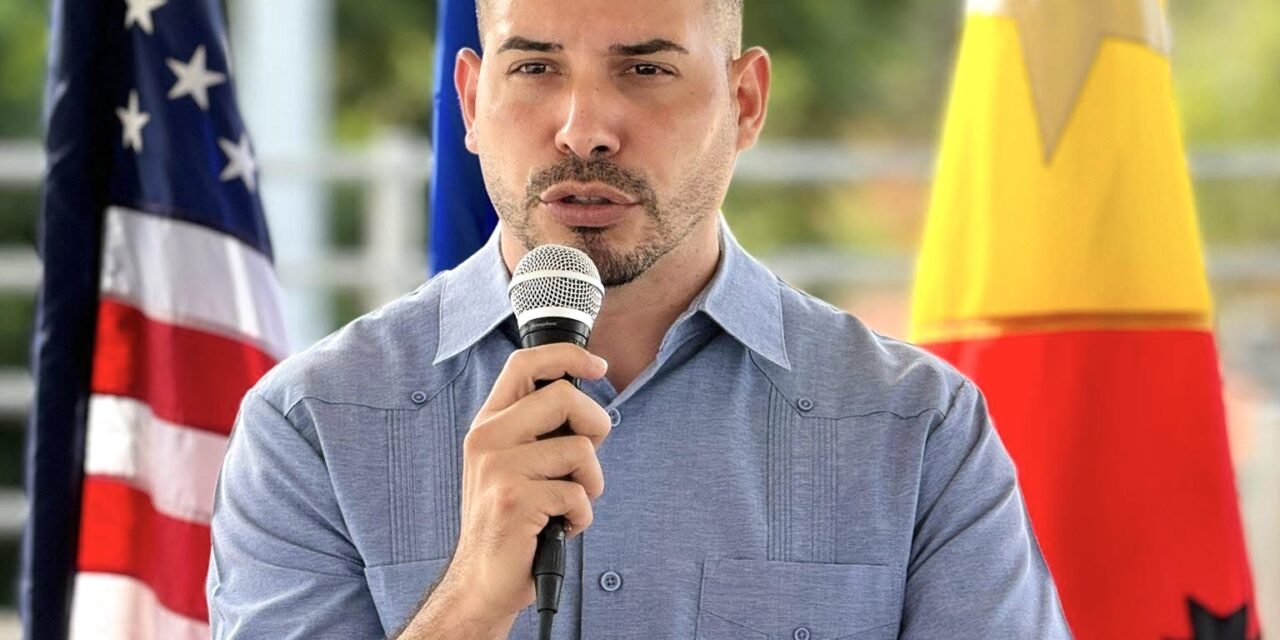 Christian Cortés destaca inversión multimillonaria en Aguada al iniciar su cuatrienio