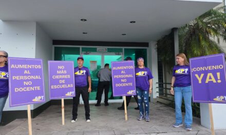 Sindicato exige aumentos y justicia laboral en Educación como preámbulo al 1ro de mayo