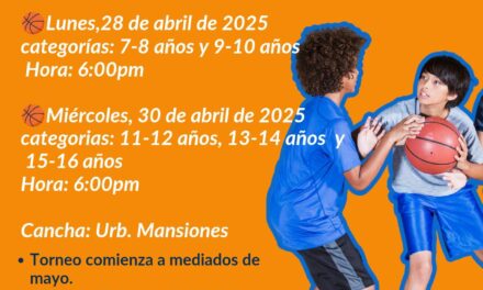 Sabana Grande convoca a clínicas para su Torneo de Baloncesto Infantil