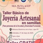 Lajas ofrecerá taller gratuito de joyería artesanal para personas de la tercera edad y con diversidad funcional
