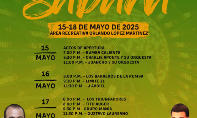 Sabana Grande revive sus tradicionales fiestas patronales en el área recreativa Orlando López Martínez