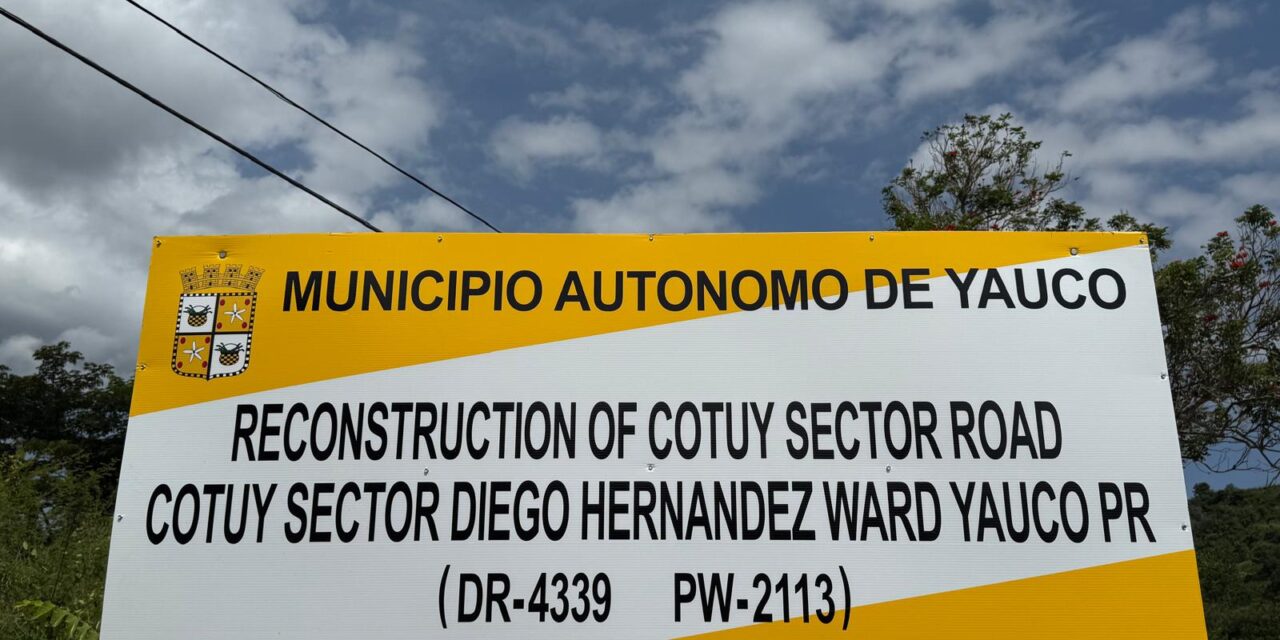 Arranca importante proyecto en el Barrio Diego Hernández de Yauco