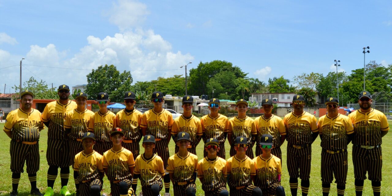 Piratas de Juana Díaz se coronan campeones de Puerto Rico en la categoría 11-12
