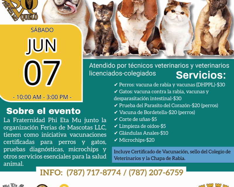 Feria de Vacunación Masiva para Mascotas en Yauco: Una Iniciativa de Salud Animal y Comunitaria