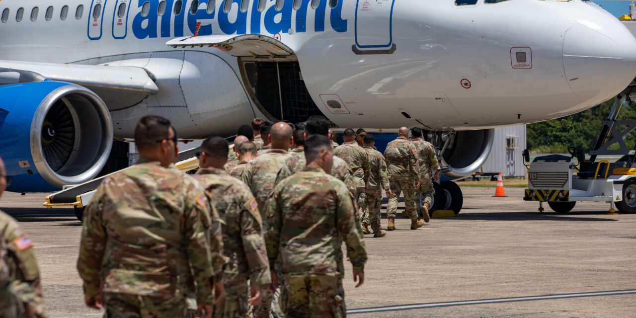 La Guardia Nacional de Puerto Rico despide a la Compañía 755 de Policías Militares en misión federal hacia Honduras