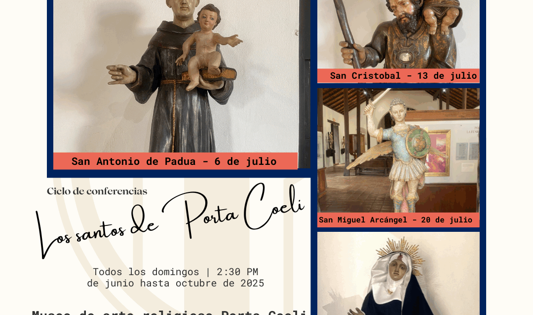 Porta Coeli presenta ciclo de charlas sobre santos en el arte religioso
