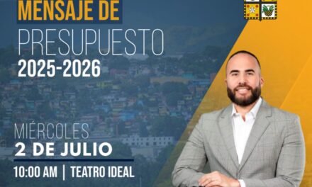 Alcalde Ángel “Luigi” Torres presentará mensaje de presupuesto este miércoles en el Teatro Ideal de Yauco