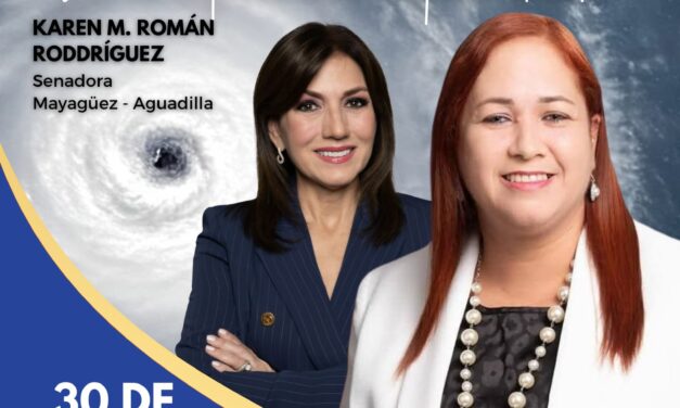 Senadora Karen Román Rodríguez invita a actividad “Impacto ante la Temporada de Huracanes