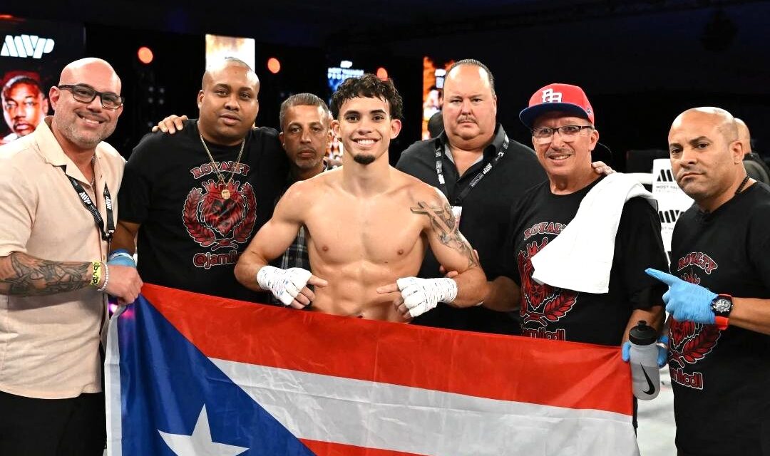 Boricua brilla con nocaut en Orlando y mantiene invicto: orgullo del boxeo puertorriqueño