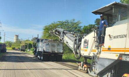Continúan los trabajos de escarificación y repavimentación el la carretera PR-335 de Guayanilla