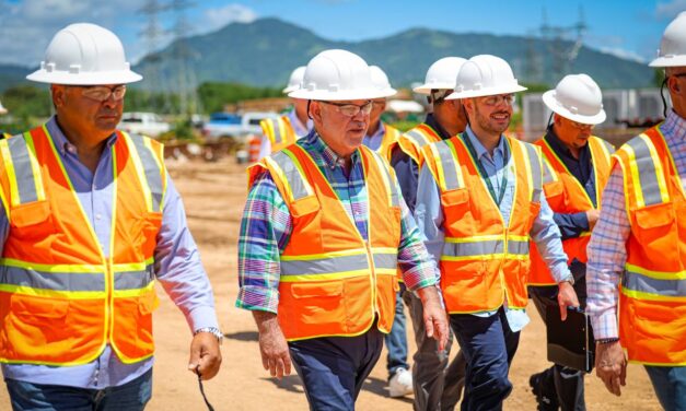Inspeccionan progreso en fincas solares en Guayama y Salinas que producirán 485 megavatios de energía al sistema