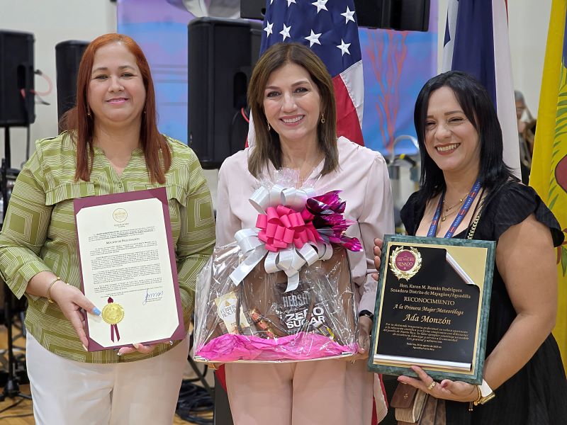 Senado reconoce la trayectoria de la meteoróloga Ada Monzón