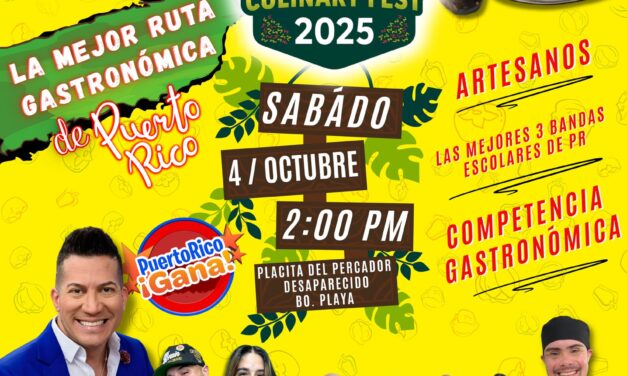 Guayanilla celebra el 1er Culinary Fest de la Mejor Ruta Gastronómica de Puerto Rico