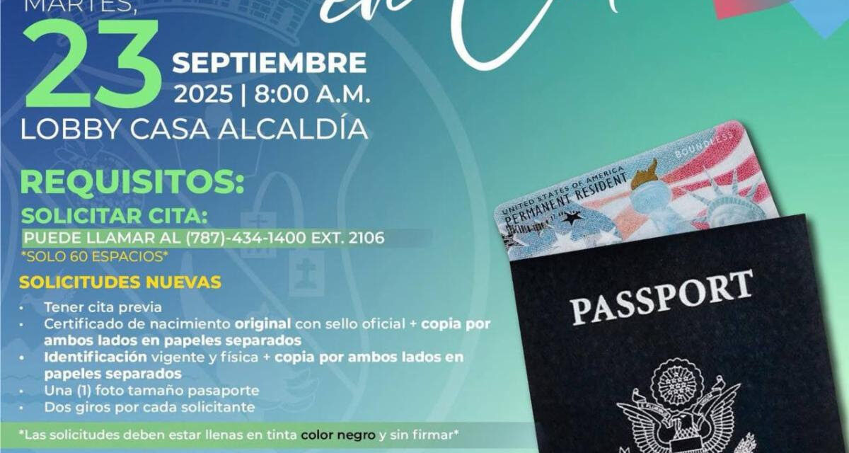 Cidra celebra su 1ra Feria de Pasaportes en la casa alcaldía