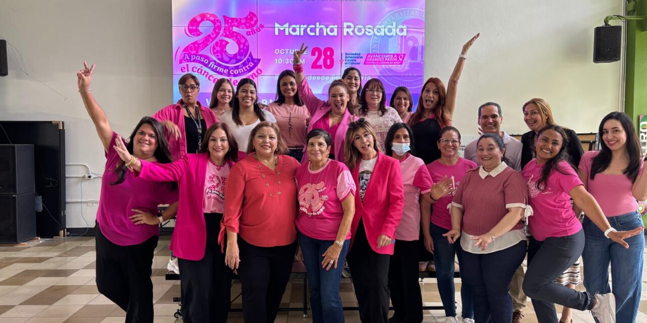 RUM promueve la prevención del cáncer de seno con su Marcha Rosada 2025