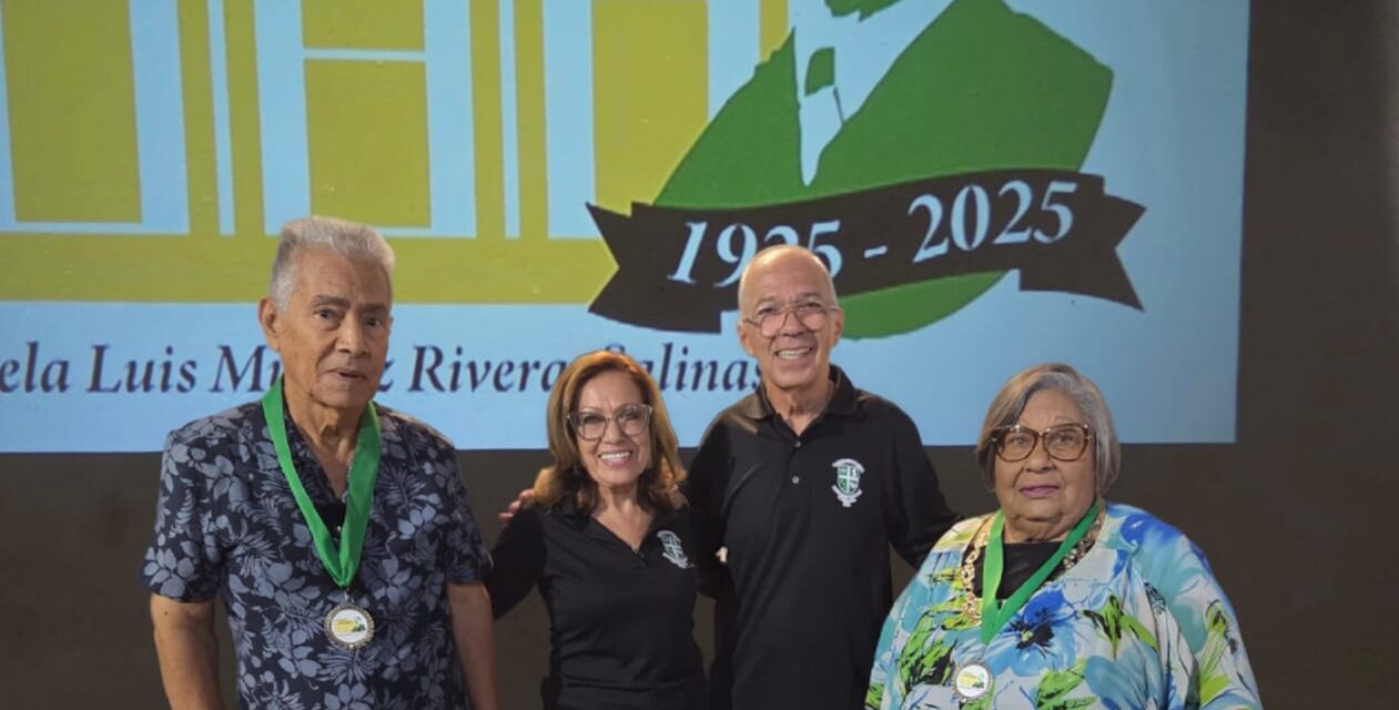 Celebran centenario de escuela Luis Muñoz Rivera de Salinas