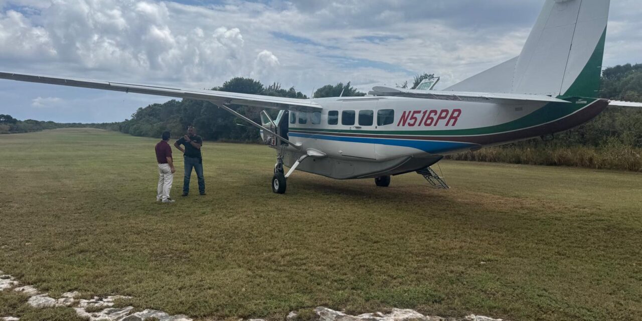 Avión del DRNA refuerza operaciones con más de 35 vuelos hacia la Isla de Mona