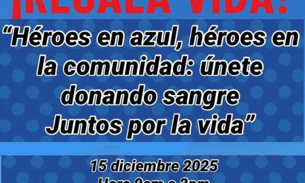 Policía de Cabo Rojo invita a comunidad a jornada de donación de sangre