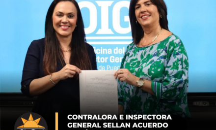 Contralora e Inspectora General sellan acuerdo histórico para reforzar la fiscalización y la transparencia