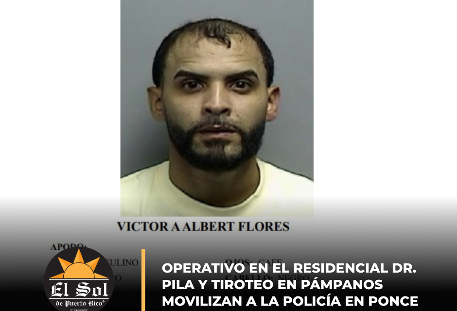 Operativo en el residencial Dr. Pila y tiroteo en Pámpanos movilizan a la Policía en Ponce