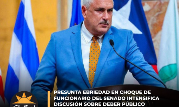 Presunta ebriedad en choque de funcionario del Senado intensifica discusión sobre deber público