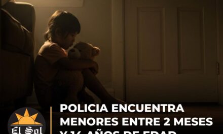 Policía encuentra menores entre 2 meses y 14 años de edad solos en apartamento
