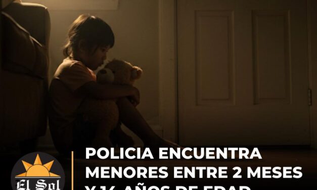 Policía encuentra menores entre 2 meses y 14 años de edad solos en apartamento