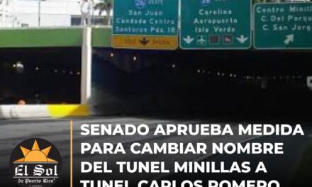 𝗦𝗲𝗻𝗮𝗱𝗼 𝗮𝗽𝗿𝘂𝗲𝗯𝗮 𝗺𝗲𝗱𝗶𝗱𝗮 𝗽𝗮𝗿𝗮 𝗻𝗼𝗺𝗯𝗿𝗮𝗿 𝗲𝗹 𝗧𝘂́𝗻𝗲𝗹 𝗠𝗶𝗻𝗶𝗹𝗹𝗮𝘀 𝗰𝗼𝗺𝗼 𝗲𝗹 𝗧𝘂́𝗻𝗲𝗹 𝗛𝗼𝗻. 𝗖𝗮𝗿𝗹𝗼𝘀 𝗥𝗼𝗺𝗲𝗿𝗼 𝗕𝗮𝗿𝗰𝗲𝗹𝗼́